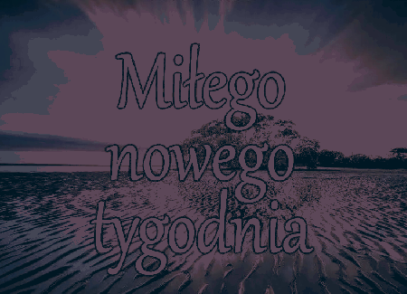 Piękny krajobraz morski miłego tygodnia